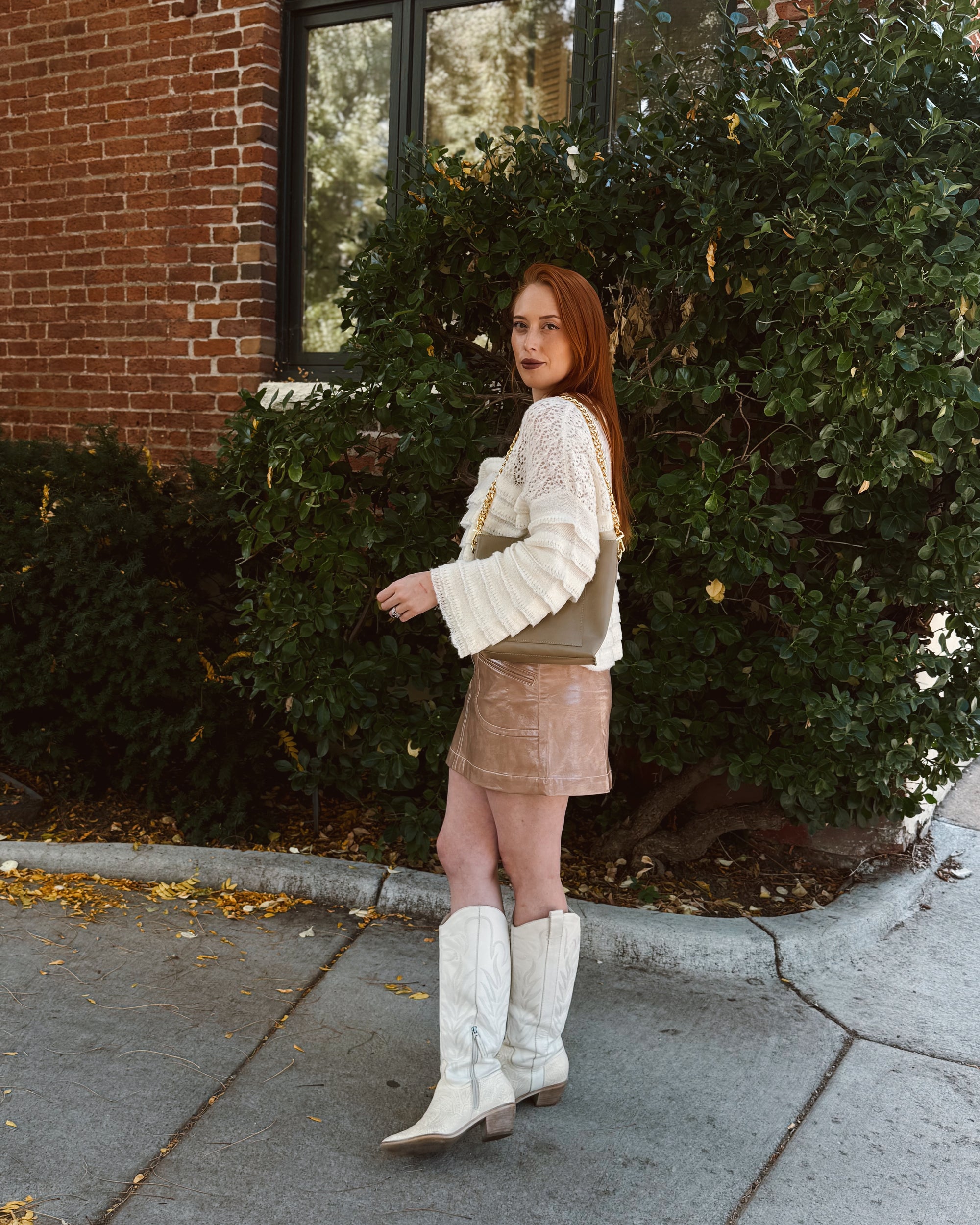 Rue Top Zip Tote - Taupe