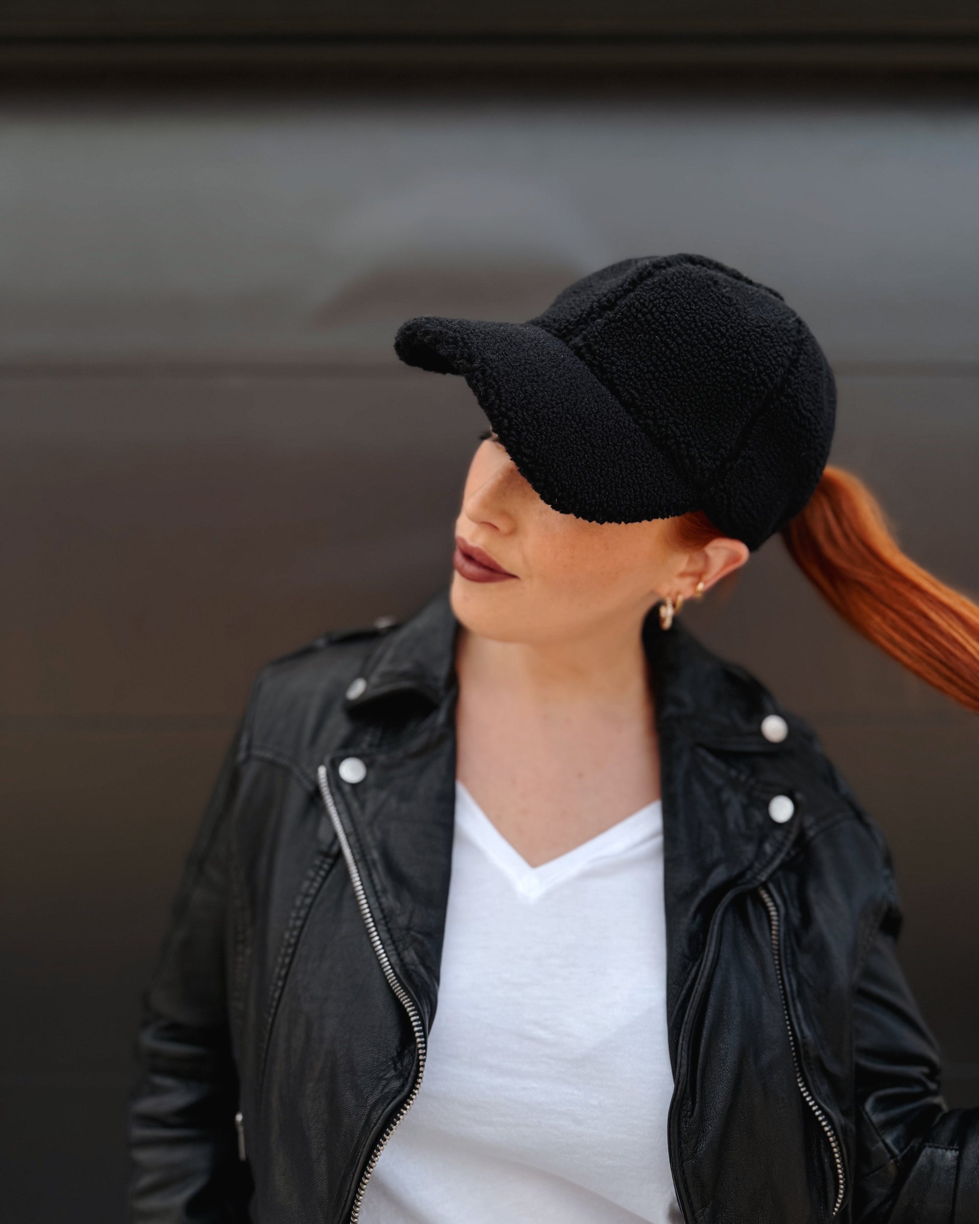 Sherpa Baseball Cap - Black