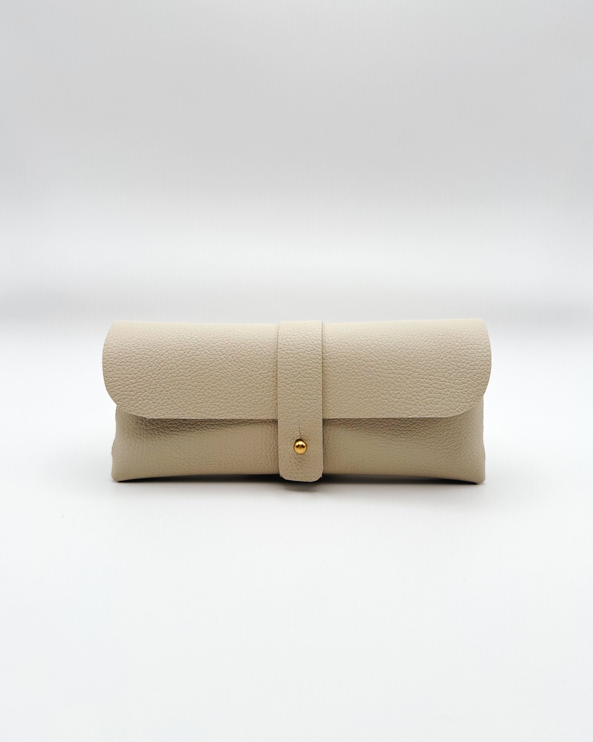 The Luxe Sunglass Case - Cream
