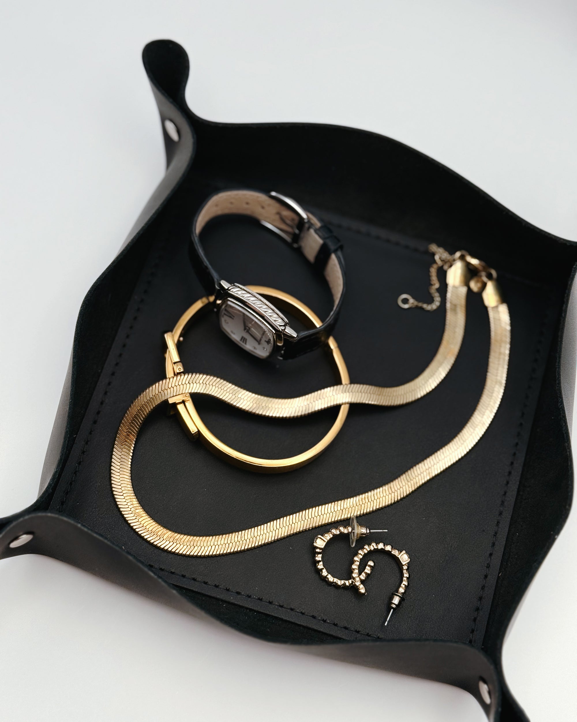 Soft Leather Valet Tray