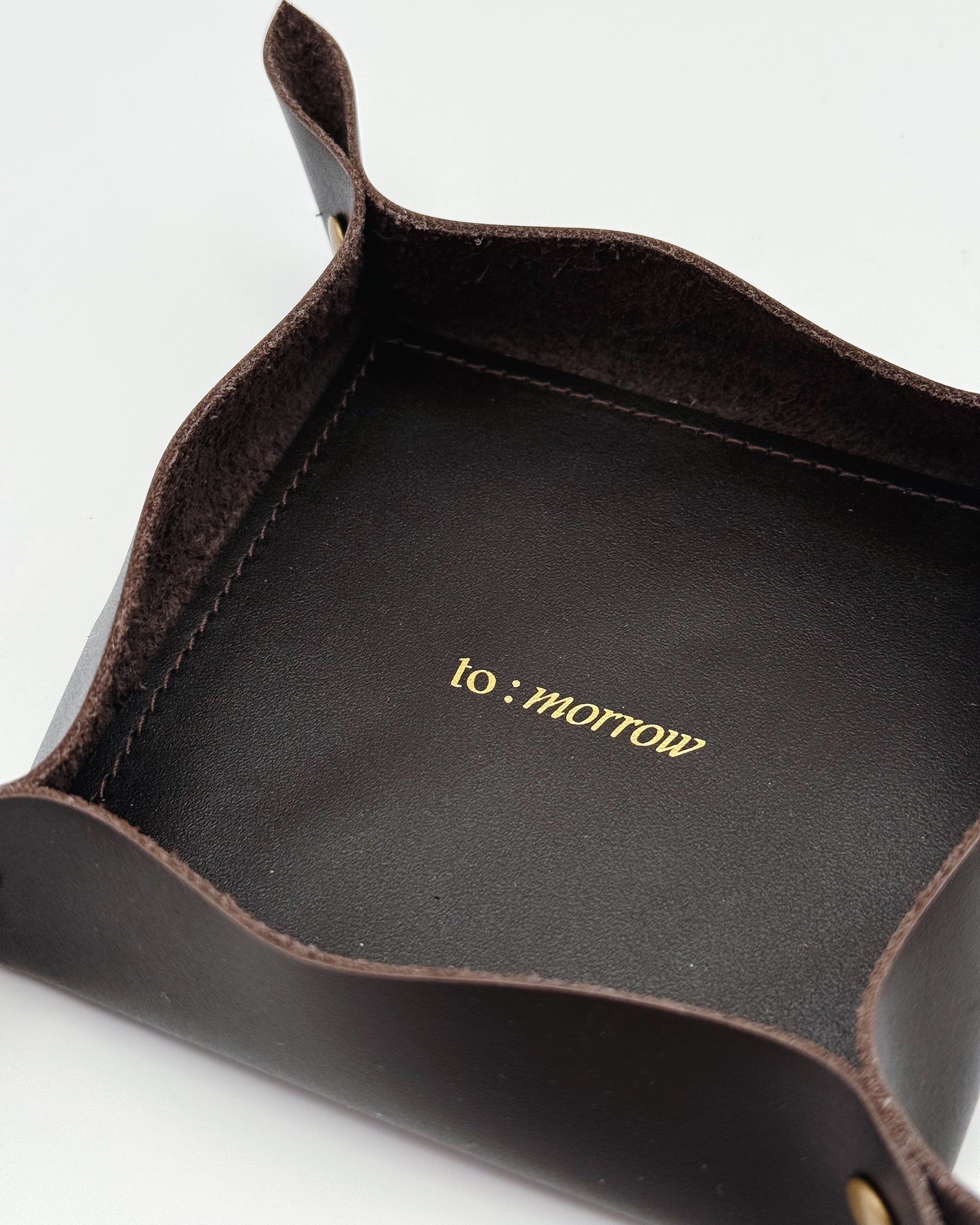 Soft Leather Valet Tray