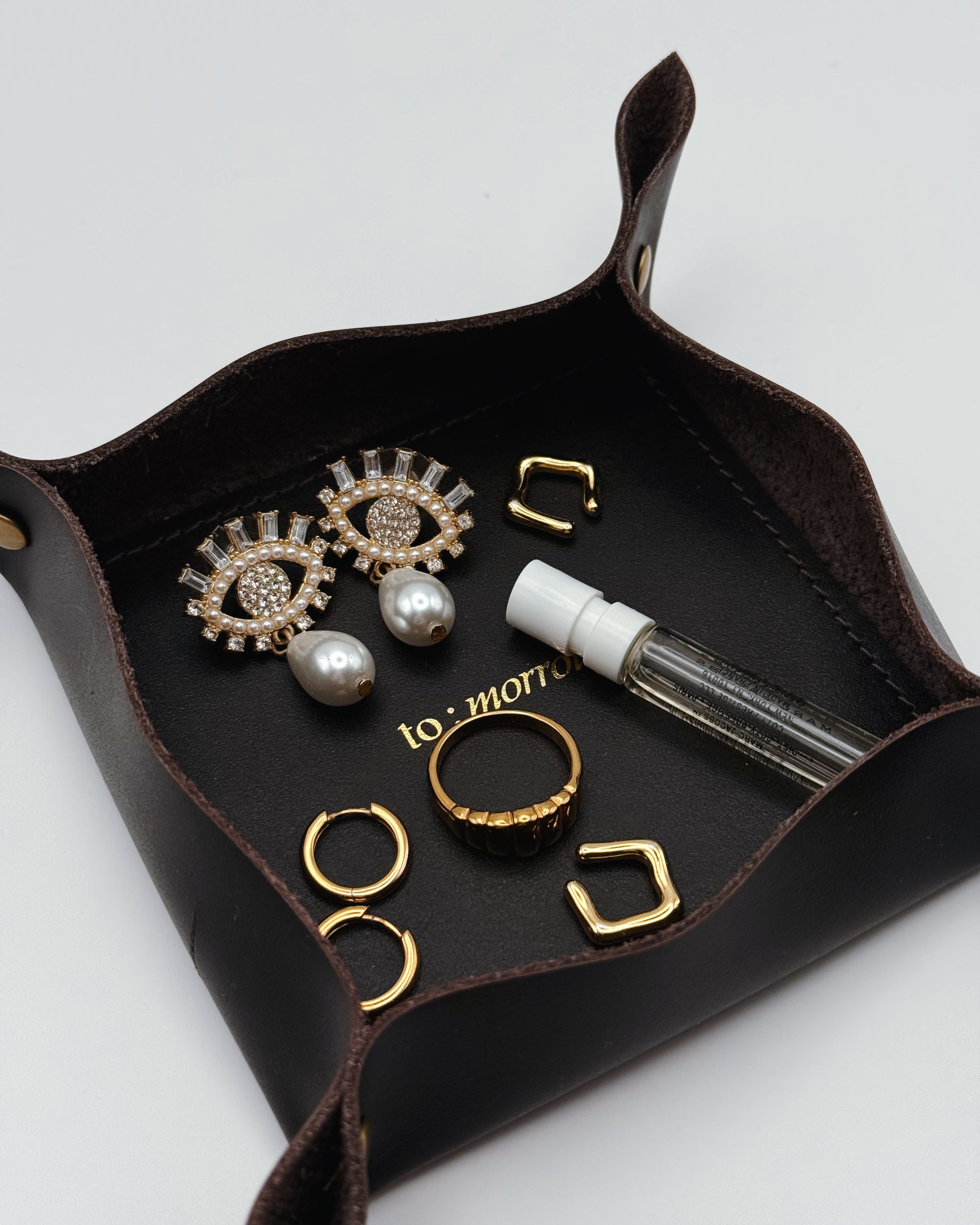 Soft Leather Valet Tray