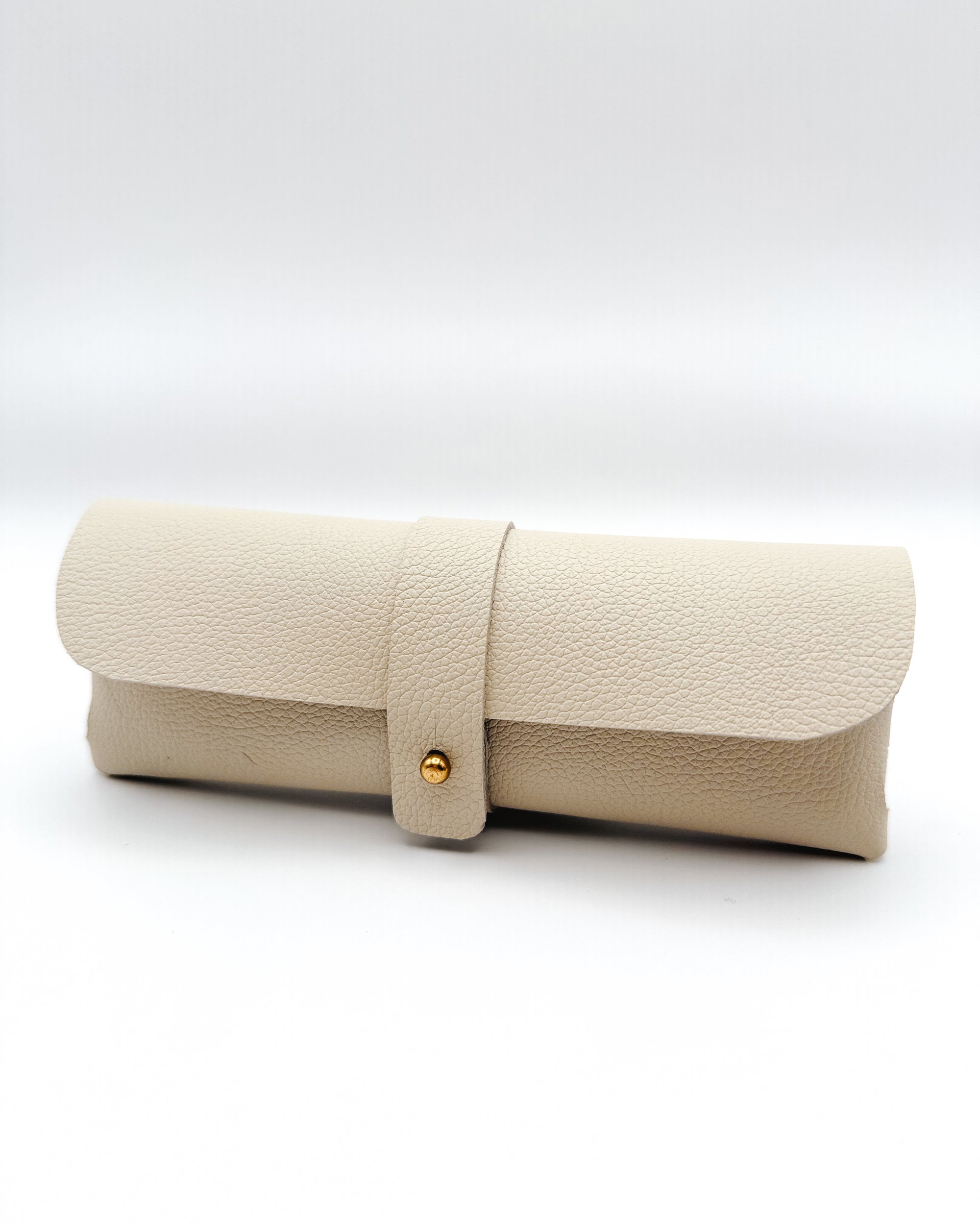 The Luxe Sunglass Case - Cream