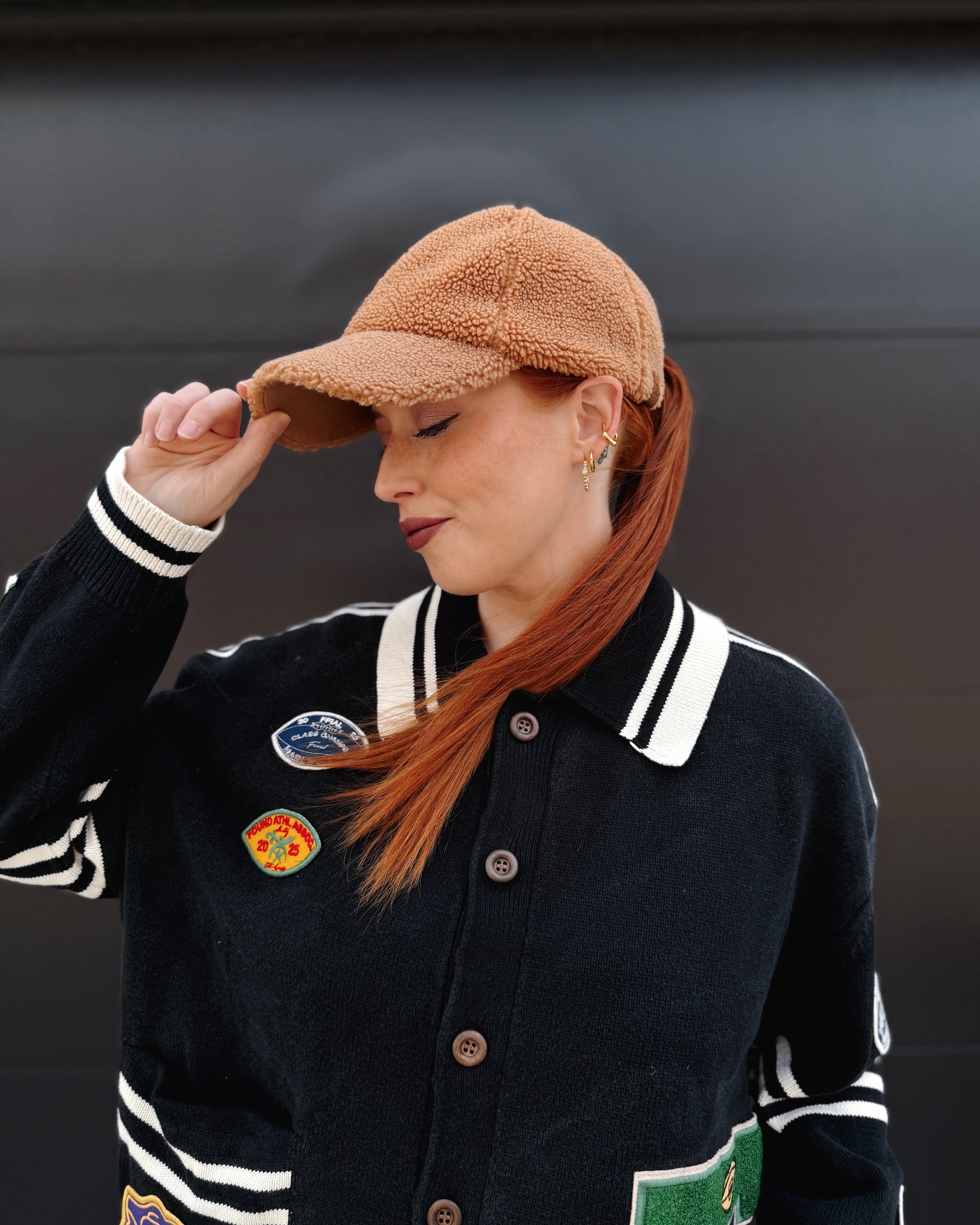 Sherpa Baseball Cap - Camel