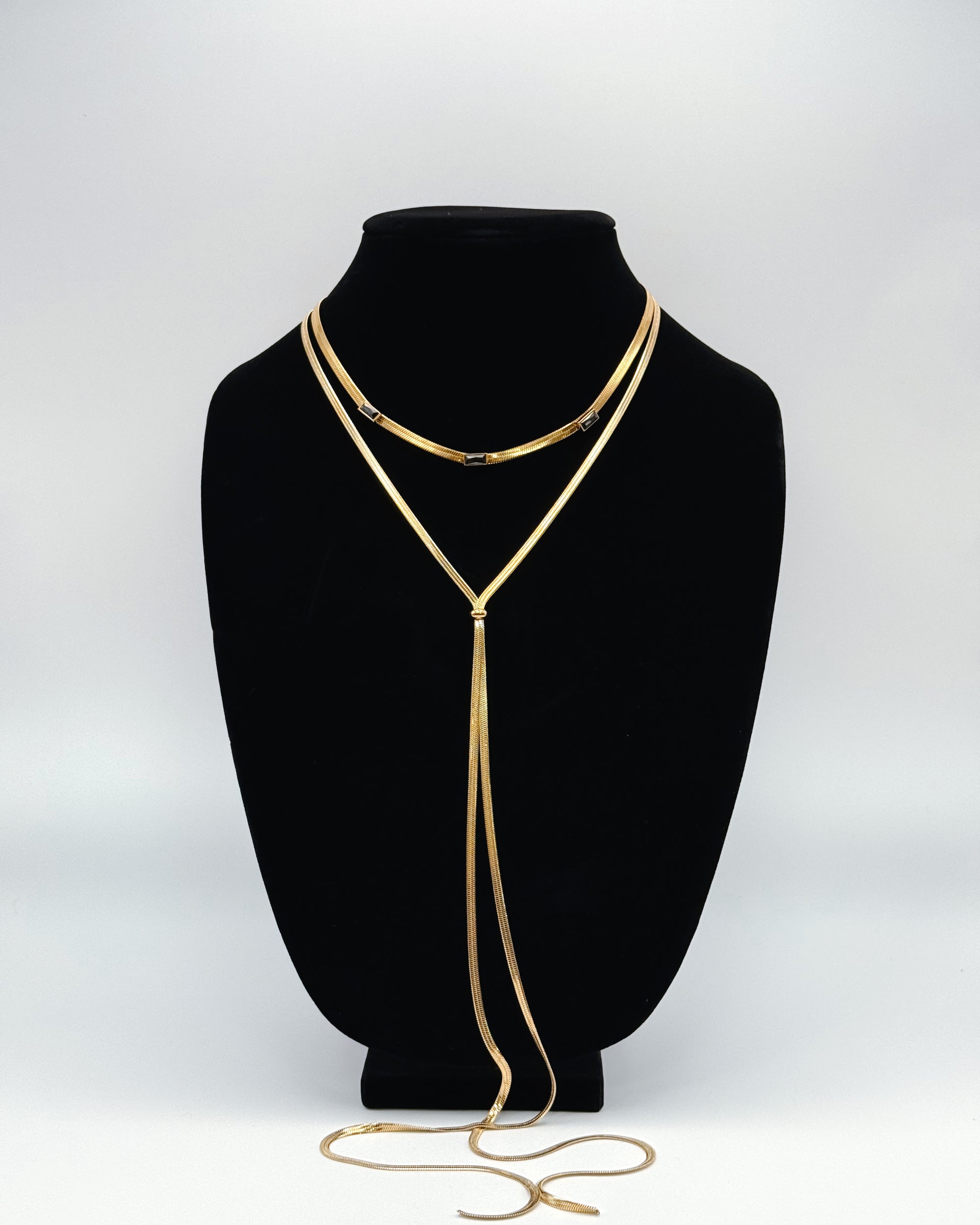 Herringbone Bolo Necklace