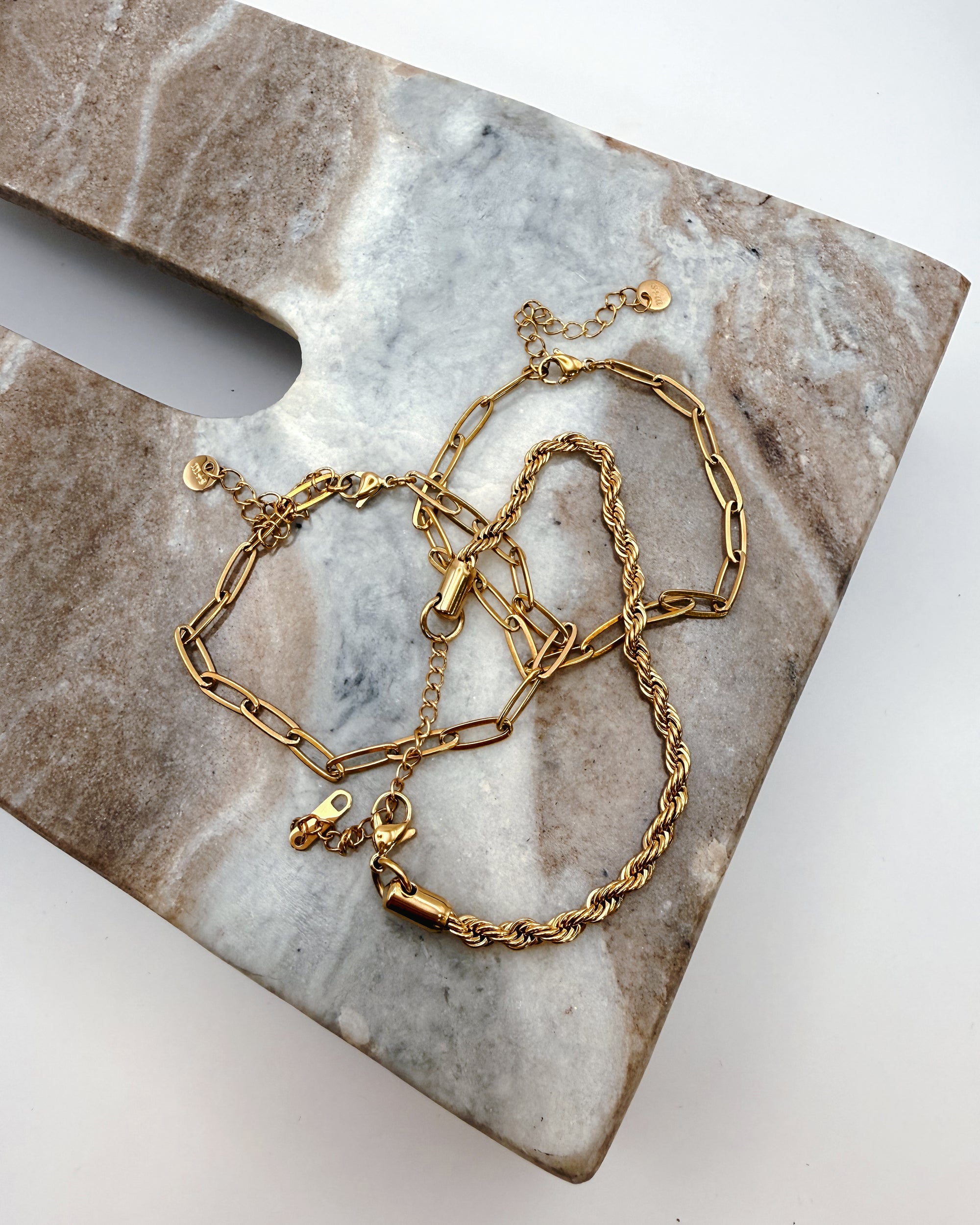 Danielle Paperclip Layering Bracelet
