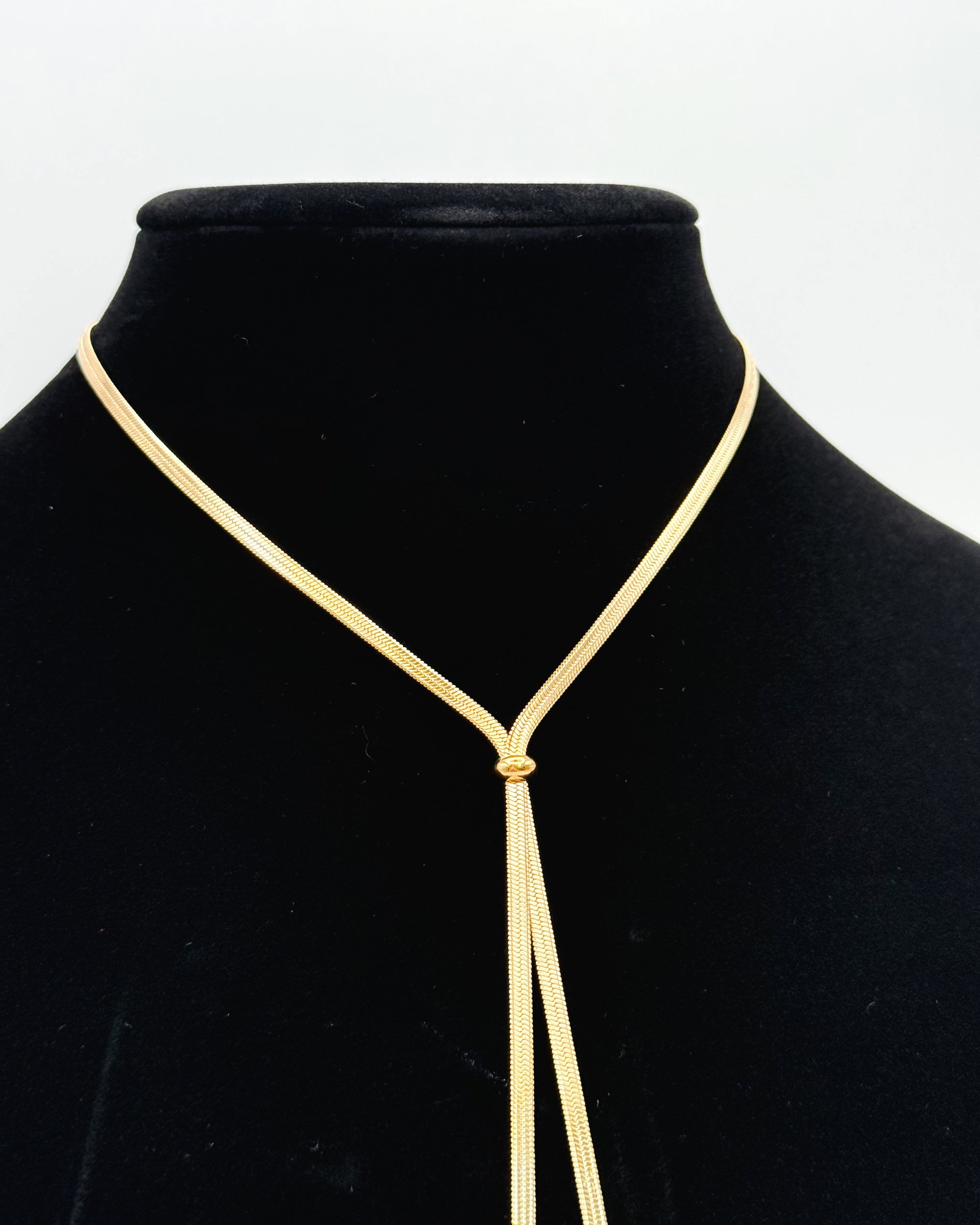 Herringbone Bolo Necklace