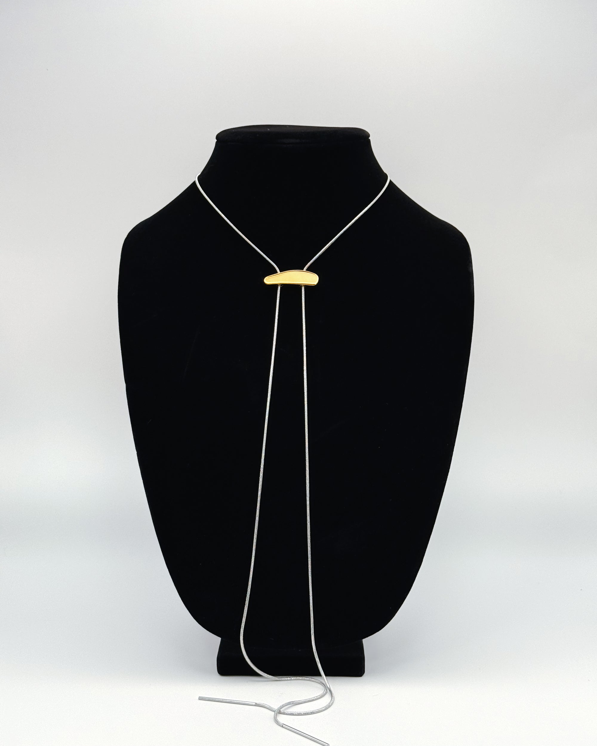 Mixed Metal Bolo Necklace