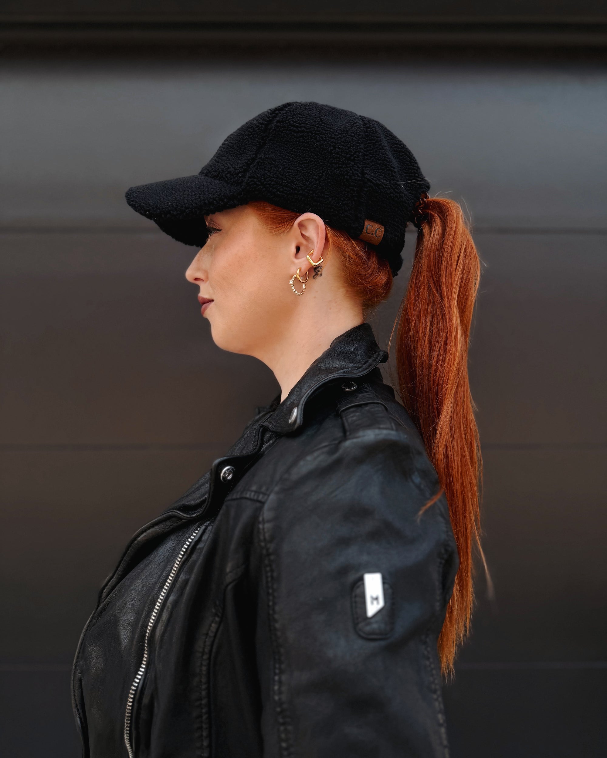 Sherpa Baseball Cap - Black