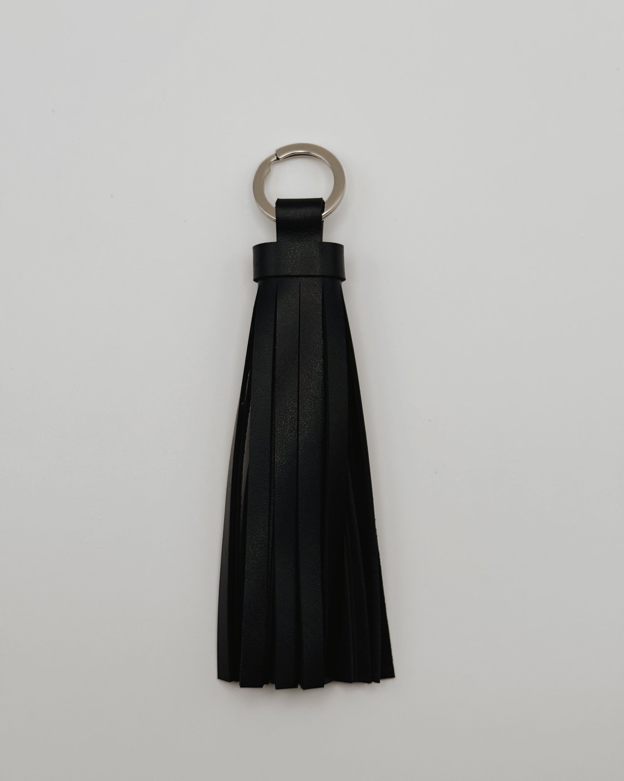 Leather Tassel Keychain